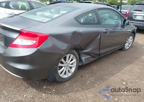 2012 Honda Civic Ex z USA, uszkodzony, nr VIN 2HGFG3B85CH504037